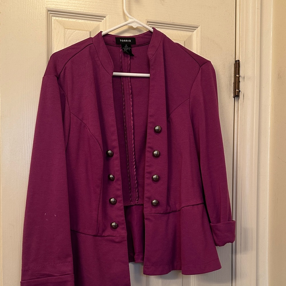 Torrid Women's Deep Purple Blazer